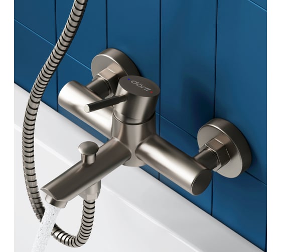 Смеситель Dorff Logic new для ванны и душа, из нержавеющей стали D3010000SS