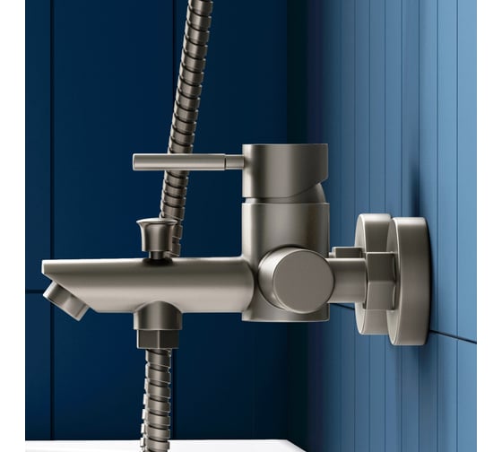 Смеситель Dorff Logic new для ванны и душа, из нержавеющей стали D3010000SS