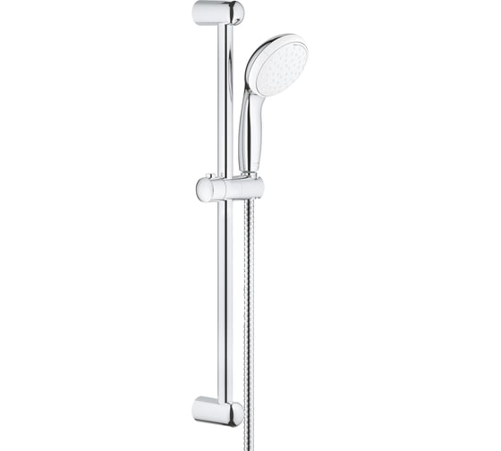 Душевой гарнитур Grohe New Tempesta 100, ручной душ, душевая штанга 600 мм и шланг, хром 26803000