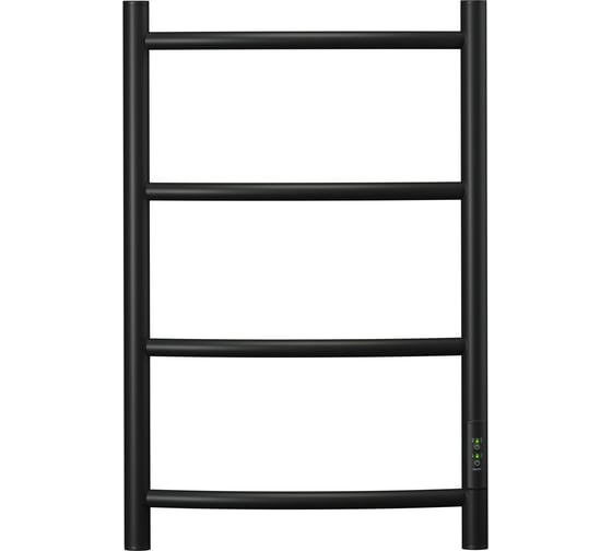 Полотенцесушитель электрический Point Афина П4 400x600 диммер справа, черный PN04846B