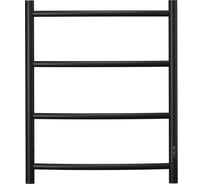 Полотенцесушитель электрический Point Афина П4 500x600 диммер справа, черный PN04856B