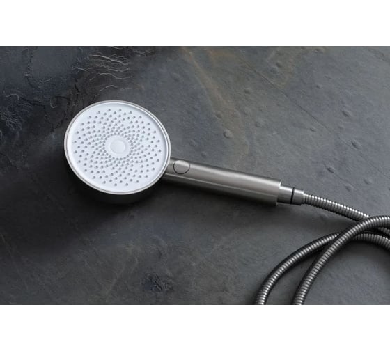 Ручной душ ALLEN BRAU PRIORITY 3.0 ф130мм, ABS, 3 режима, браш.никель 5.31B20-BN 00298825