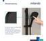 Лейка для душа Milardo ideal spa черная матовая, 3f, ILS3FB0M18 2