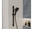 Лейка для душа Milardo ideal spa черная матовая, 3f, ILS3FB0M18 10