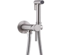 Смеситель с гигиеническим душем ALLEN BRAU 5.31A29-MG PRIORITY 3.0, латунь+вставка в держ, Kerox,скр.часть, графит браш 323737 00323737