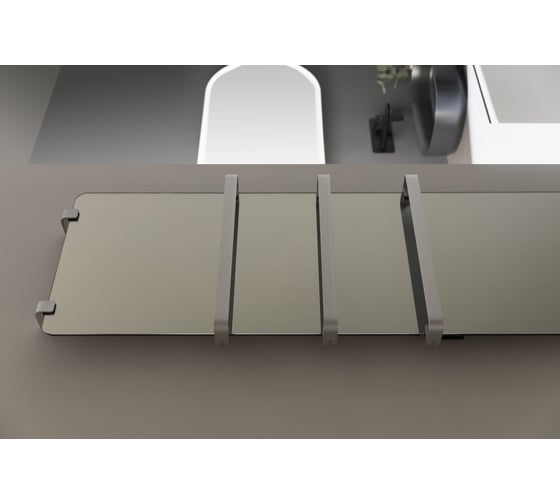 Полотенцесушитель электрический ALLEN BRAU INFINITY, зеркало 1800x440мм 8.21006.GL 275622 00275622