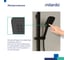 Лейка для душа Milardo ideal spa черная матовая, 3f, ILS3FBSM18 3
