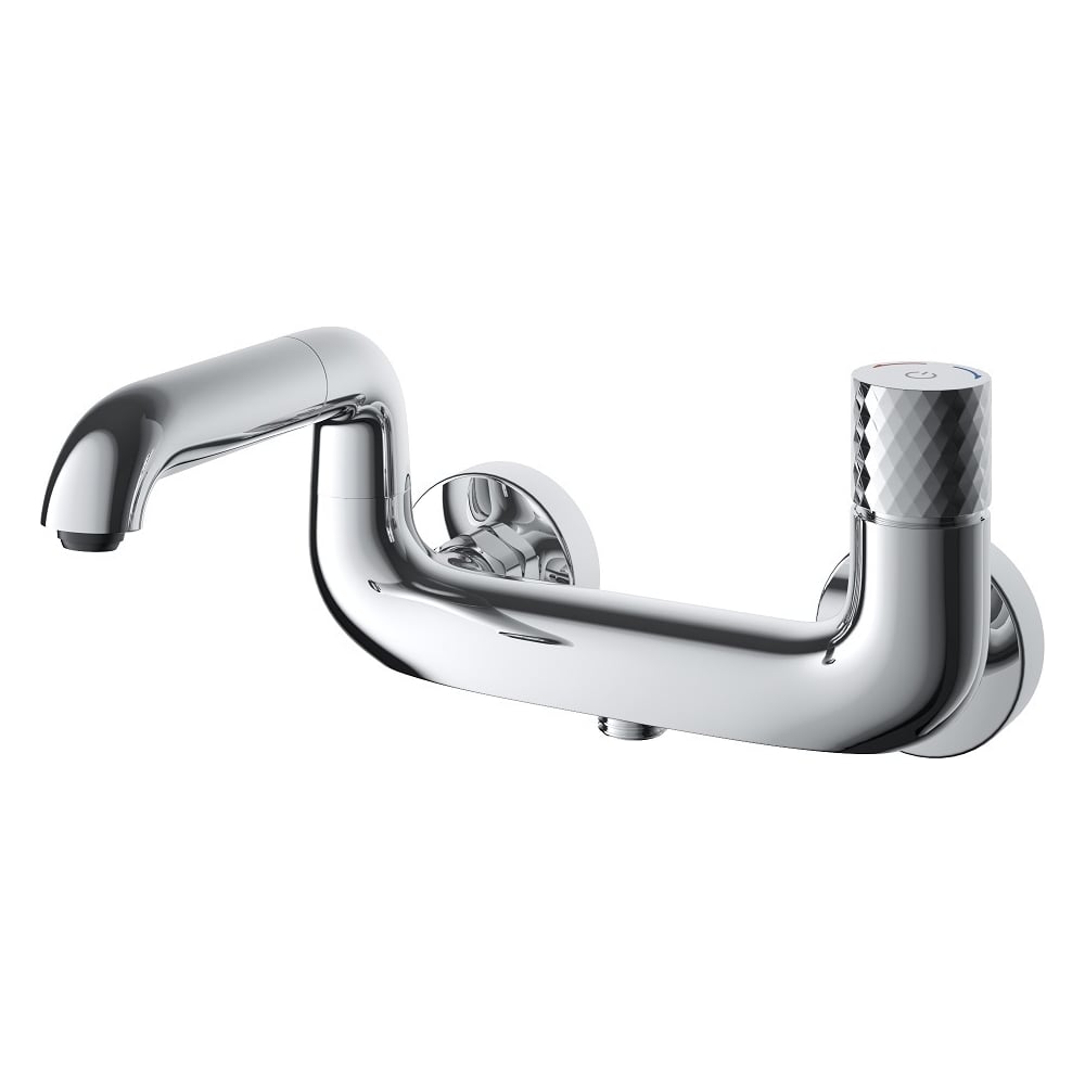 Смеситель для ванны IDDIS Twist с управлением push control TWISBBTi02WA ...