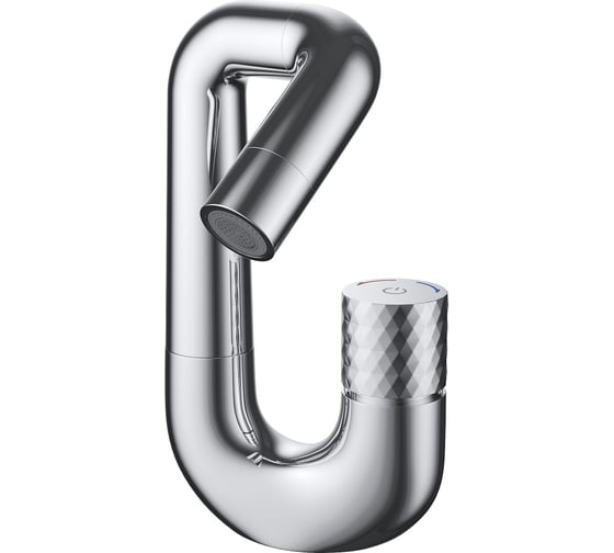 Смеситель для умывальника IDDIS Twist с управлением push control TWISBBTi01