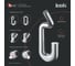 Смеситель для умывальника IDDIS Twist с управлением push control TWISBBTi01 3