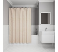 Штора для ванной IDDIS 200x180 см, полиэстер, розовый BG01P18i11