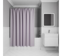 Штора для ванной IDDIS 200x240 см, полиэстер, фиолетовый BG02P24i11