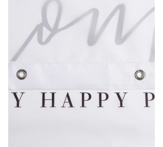 Штора для ванной Этель Happy place 145x180 см, полиэстер 9535005