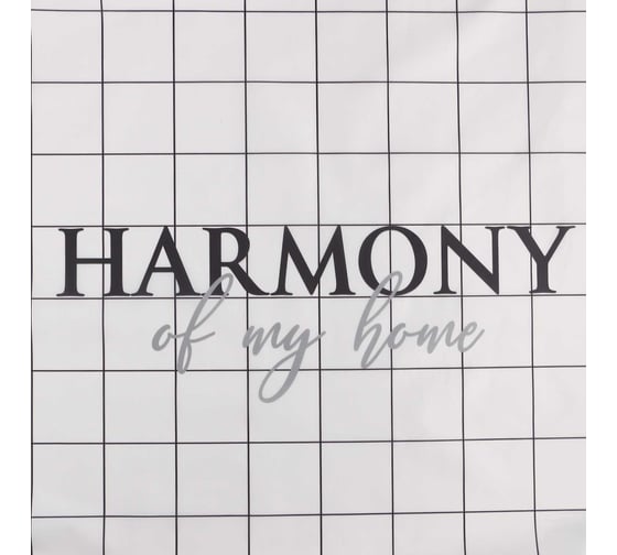 Штора для ванной Этель Harmony 145x180 см, полиэстер 9535000