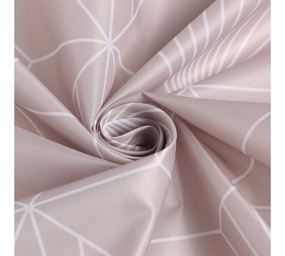 Штора для ванной Этель Geometry 145x180 см, полиэстер 9535003