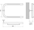 Полотенцесушитель Melodia della vita Moon Shelf 32x50 П-образный без кронштейна MTRMS3250 13419 2