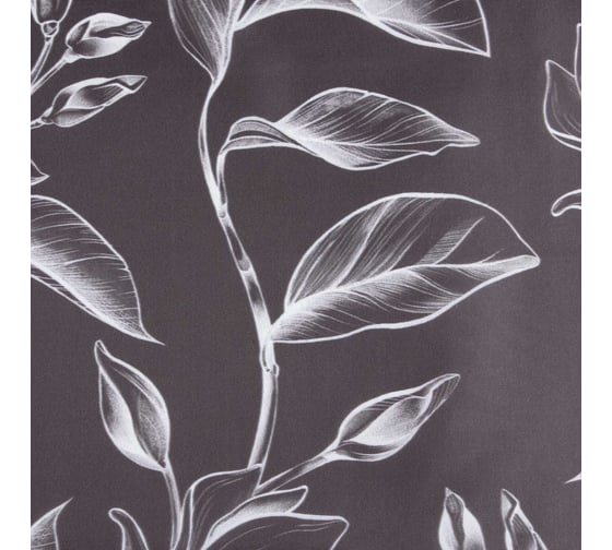 Штора для ванной Этель Magnolia 145x180 см, полиэстер 9264518