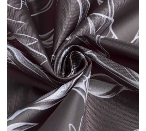 Штора для ванной Этель Magnolia 145x180 см, полиэстер 9264518