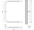 Полотенцесушитель Melodia della vita Moon Shelf 60x50 П-образный без кронштейна MTRMS6050 13425 2