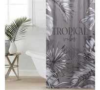 Штора для ванной Этель Tropical vibes 145x180 см, полиэстер 9264516