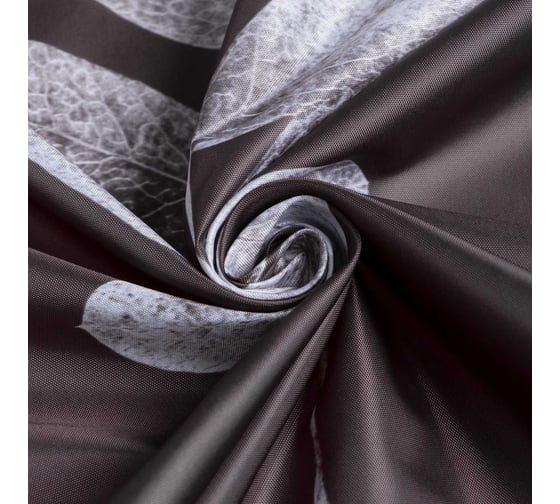 Штора для ванной Этель Natural print 145x180 см, полиэстер 9264517