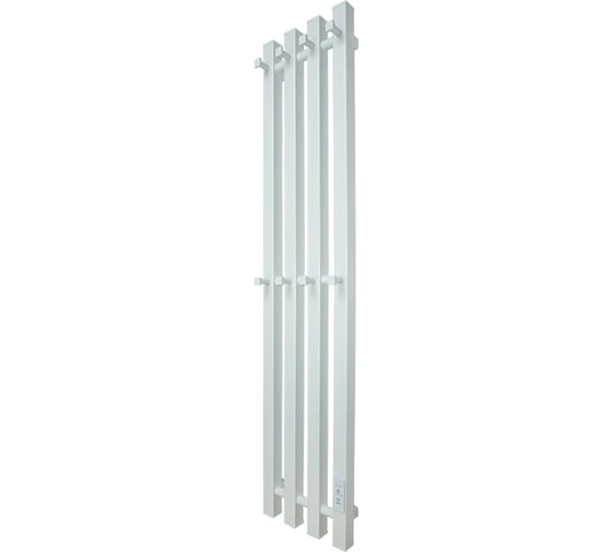 Полотенцесушитель MELODIA Etude Electro Ferrum 100x21 П4 8 крючков MTREEF10021wt белый 18314 1