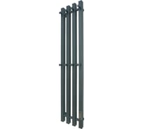 Полотенцесушитель Melodia della vita Etude Electro Ferrum 120x21 П4 8 крючков MTREEF12021bk черный 18318