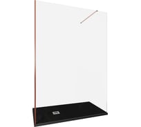 Душевая перегородка ALLEN BRAU INFINITY 1, Walk in 1400 (1375-1385 мм) прозрачная, 8 мм, медь браш 3.21029.60 00323821