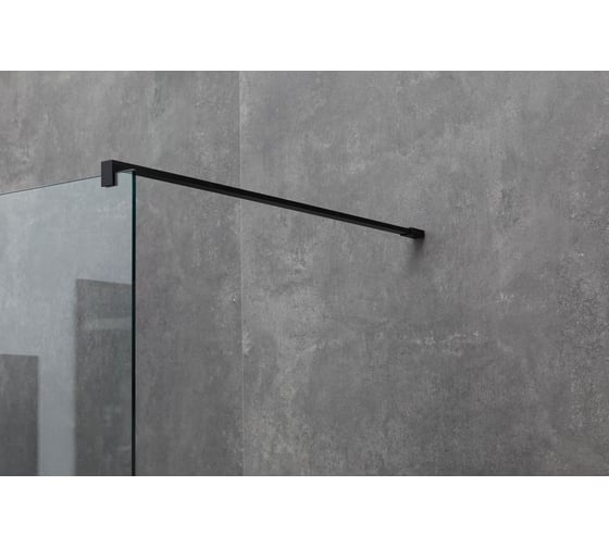 Душевая перегородка ALLEN BRAU INFINITY 1, Walk in 1400 (1375-1385 мм) прозрачная, 8 мм, черный браш 3.21027.BBA 00323819