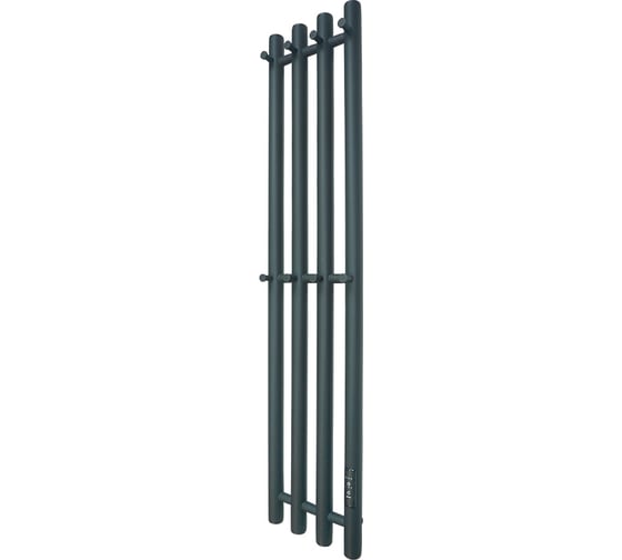 Полотенцесушитель MELODIA Blues Electro Ferrum 120x21 П4 8 крючков MTRBEF12021bk черный 18305 1