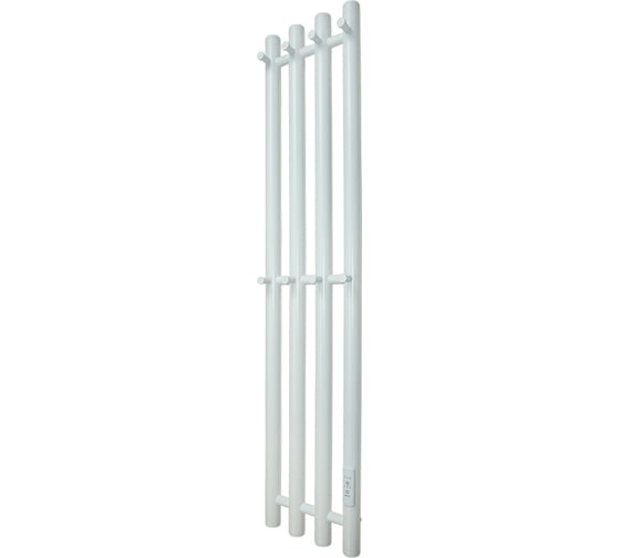 Полотенцесушитель MELODIA Blues Electro Ferrum 120x21 П4 8 крючков MTRBEF12021wt белый 18304