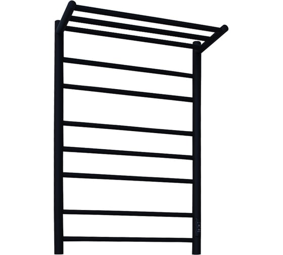 Полотенцесушитель MELODIA Shelf Electro Ferrum 50x80 П6_лесенка cухой ТЭН 121 Вт встроенный диммер MTRSEF5080bk 12164