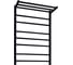 Полотенцесушитель Melodia della vita Shelf Electro Ferrum 50x80 П6_лесенка cухой ТЭН 121 Вт встроенный диммер MTRSEF5080bk 12164 1
