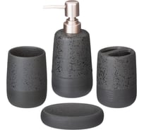 Набор для ванной комнаты Lefard 4 предмета, 400 мл, 7.9x7.9x18 см 755-1006