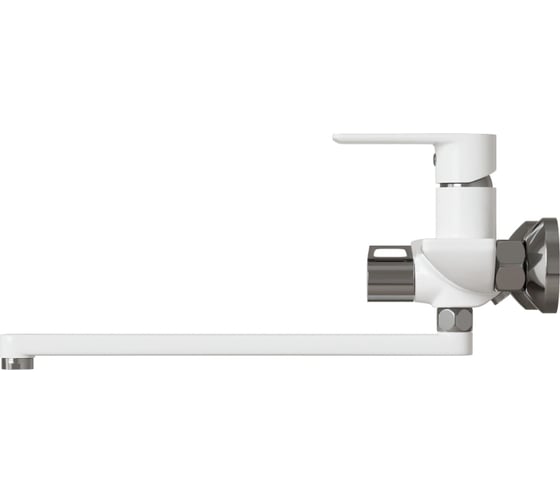 Смеситель для ванны и умывальника MIXLINE "City white" картридж 35 мм ml33-02 552275