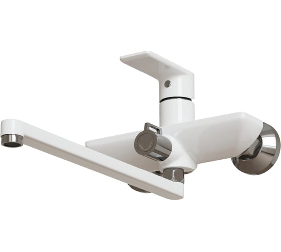 Смеситель для ванны и умывальника MIXLINE "City white" картридж 35 мм ml33-02 552275