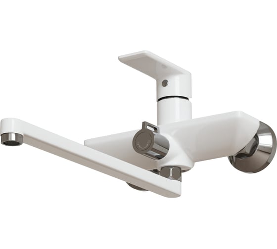 Смеситель для ванны и умывальника MIXLINE "City white" картридж 35 мм ml33-02 552275