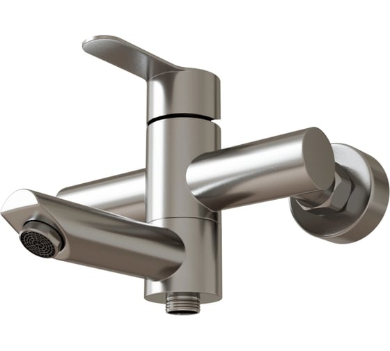 Смеситель для ванны MIXLINE "Stainless" картридж 35 мм, нержавеющая сталь mlss32-01 552272