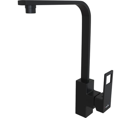 Смеситель для кухни MIXLINE "Solo black" картридж 35 мм, высокий излив, боковая ручка ml34-032 553196