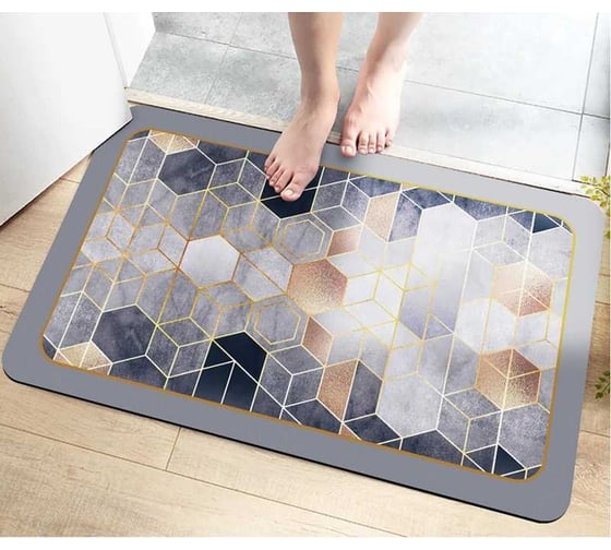 Коврик для ванной Zalel 45x75 см, противоскользящий GZN-042 553291