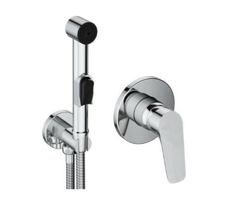 Смеситель Damixa Origin Bit монтируемый в стену с гигиеническим душем 777510000