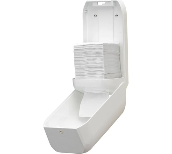 Диспенсер для туалетной VEIRO PROFESSIONAL бумаги листовой Professional L-one белый A620KK1NS 606362