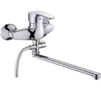 Универсальный смеситель Potato с прямым плоским изливом и переключателем для душа P2108