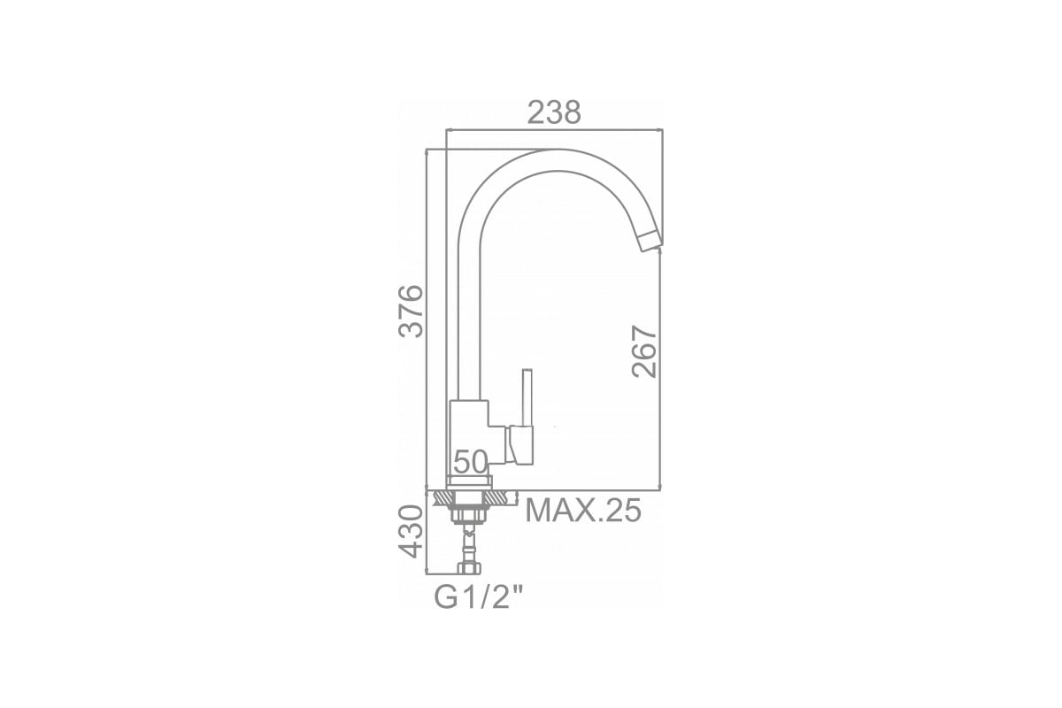 Смеситель для кухни мойки ledeme l74998a 4