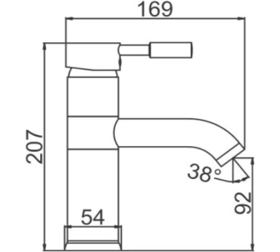 Смеситель для умывальника LEDEME L1052 89736