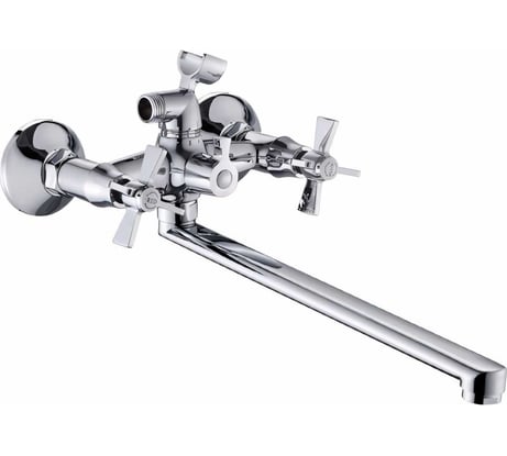 Универсальный смеситель Potato с прямым изливом и с переключателем для душа P23315