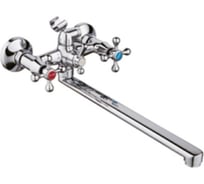 Универсальный смеситель Potato с прямым плоским изливом и переключателем для душа P2265-35