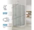 Душевой уголок GuteWetter gwmpkb018r 105x105x200 см, профиль белый матовый, стекло матовое закаленное 6 мм 4698031634682 4