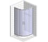 Душевой уголок GuteWetter gwmpkb018r 85x85x200 см, профиль черный матовый, стекло матовое закаленное 6 мм 4698031920433 6