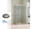 Душевой уголок GuteWetter gwmpkb018rb 125x115x200 см, профиль хром матовый, стекло матовое закаленное 6 мм 4698031921584 4